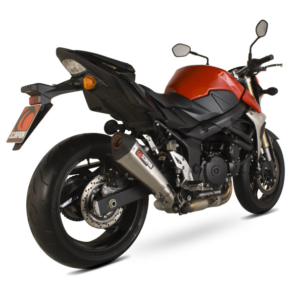 Suzuki Suzuki GSR750 2011 - 2016 Serket Taper Slip-on Brushed Stainless Steel Sleeve